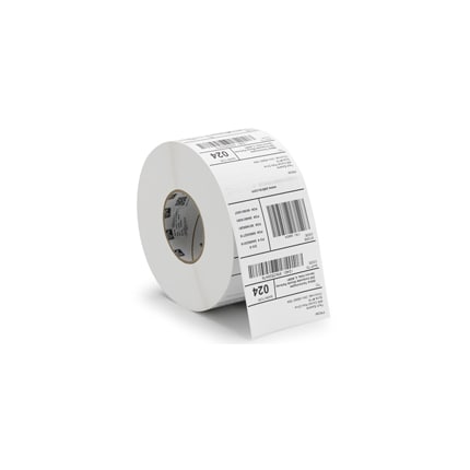 Zebra Label, Paper, 3.5 x 1.5in, Thermal Transfer, Z-Select 4000T, 1 in