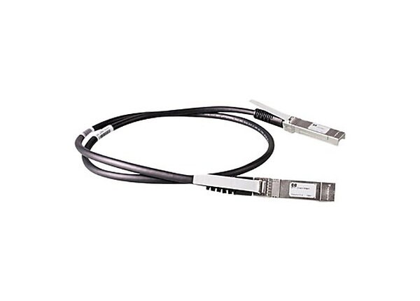 HPE FlexNetwork X240 10G SFP+ to SFP+ 1.2m Direct Attach Copper Cable