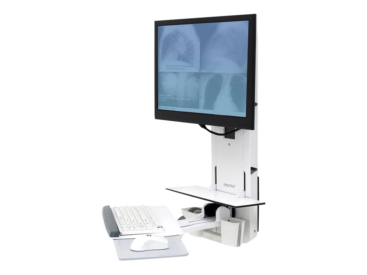 Ergotron StyleView Vertical Lift, Patient Room - monitor / keyboard mouning