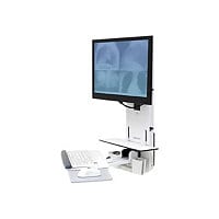 Ergotron StyleView Vertical Lift, Patient Room - monitor / keyboard mouning