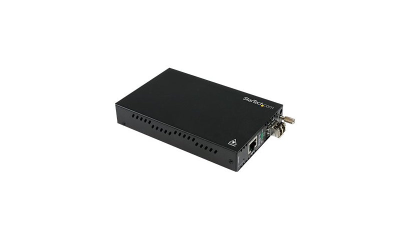StarTech.com OAM Managed Gigabit Ethernet Fiber Media Converter MM LC 550m
