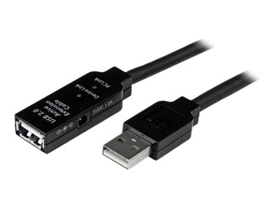 StarTech.com USB 2.0 Active Extension Cable - M/F - 10M USB Extension Cable