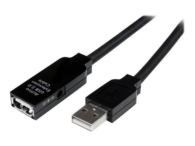 StarTech.com 25m USB 2.0 Active Extension Cable - M/F - USB extension cable