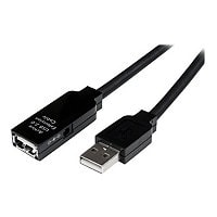 StarTech.com 25m USB 2.0 Active Extension Cable - M/F - USB extension cable