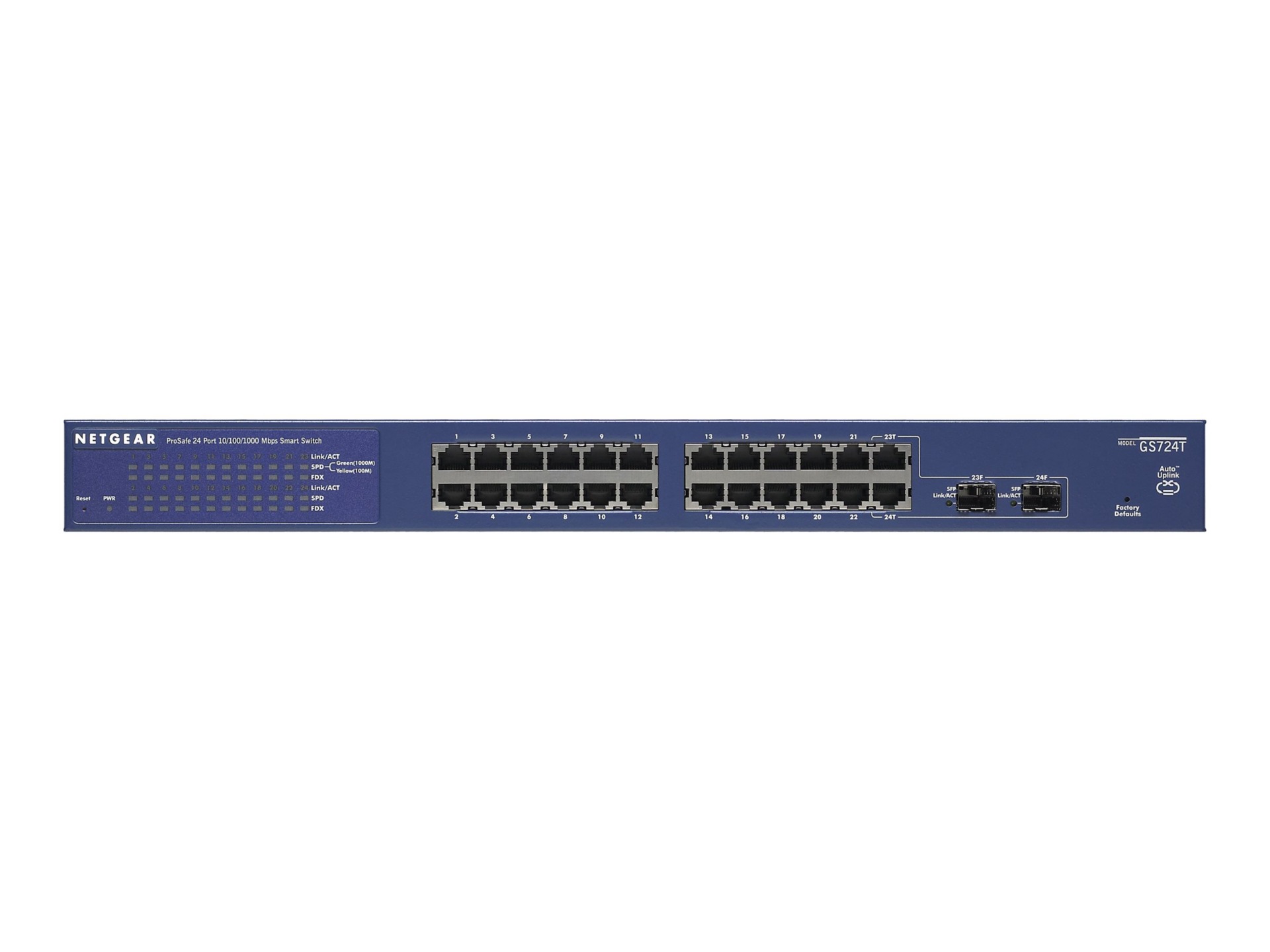 Thumbnail 2 of 5 for NETGEAR 24-Port Gigabit Smart Switch, GS724Tv4