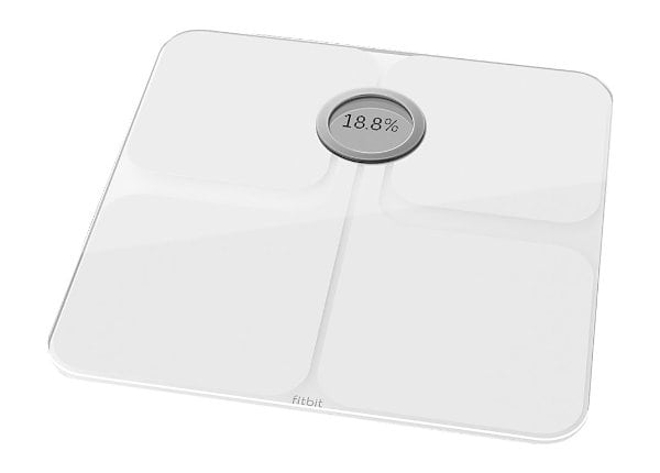 Fitbit Aria Wi-Fi Smart Scale - bathroom scales - white