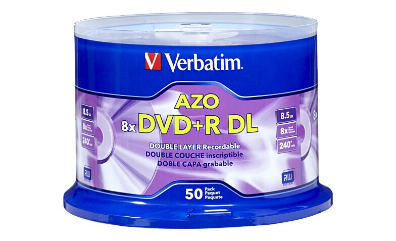 Verbatim DVD R DL x 50 8.5 GB storage media 97000 DVD