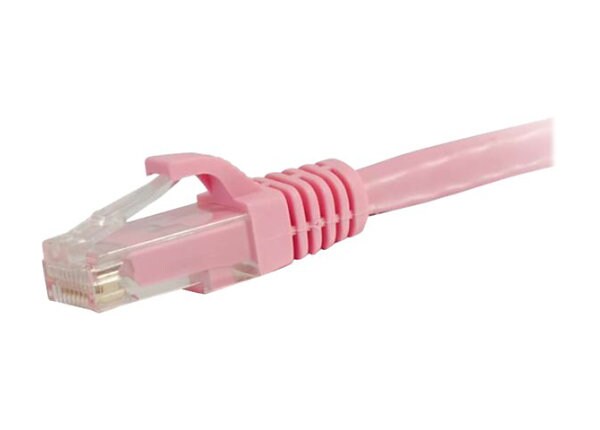 C2G Cat5e Snagless Unshielded (UTP) Network Patch Cable - patch cable - 1.21 m - pink