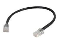 C2G 6in Cat6 Ethernet Cable - Non-Booted Unshielded (UTP) - Black - patch c