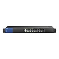 Linksys Business LGS124P - switch - 24 ports - unmanaged - rack-mountable