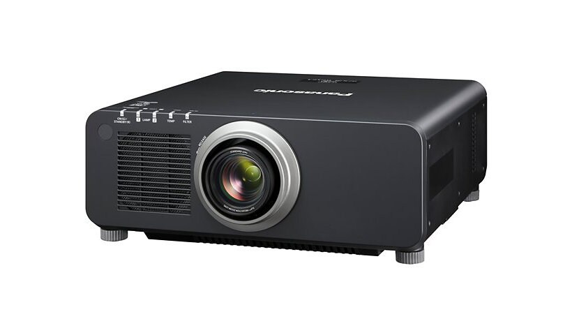 Panasonic PT-DZ870UK - DLP projector - zoom lens - 3D - LAN - black