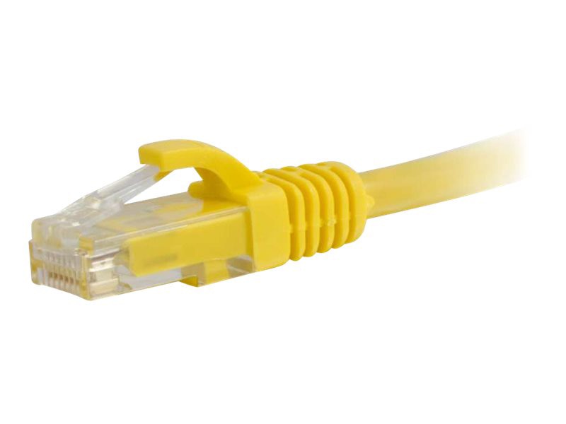 C2G Cat5e Snagless Unshielded (UTP) Network Patch Cable - patch cable - 25 ft - yellow