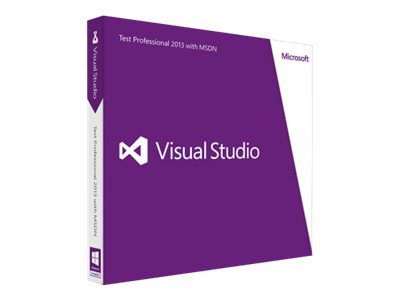 Microsoft Visual Studio Test Professional 2013 with MSDN - box pack