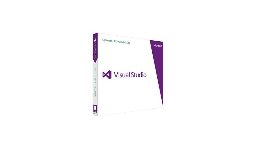 Microsoft Visual Studio Ultimate 2013 with MSDN - box pack - 1 user