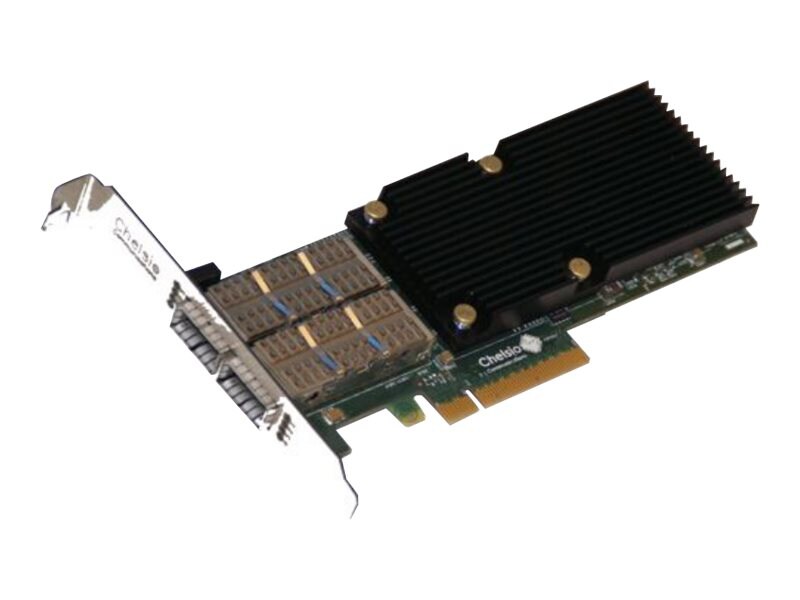 Chelsio T580-LP-CR - network adapter - PCIe 3.0 x8 - 40 Gigabit QSFP+ x 2