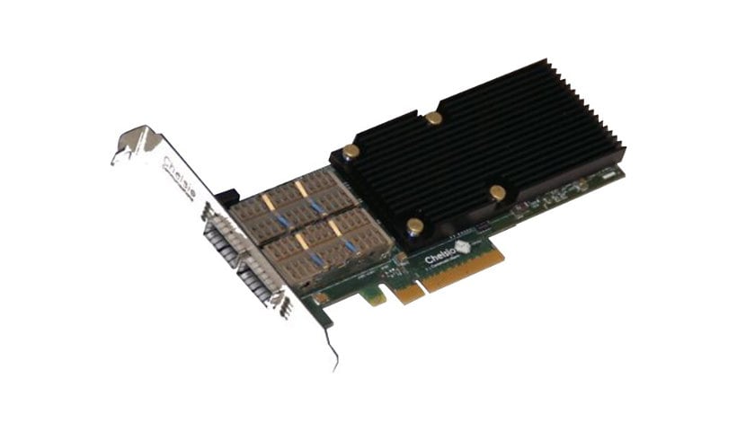 Chelsio T580-LP-CR - network adapter - PCIe 3.0 x8 - 40 Gigabit QSFP+ x 2