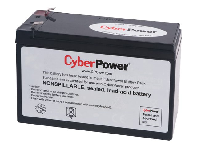 CyberPower RB1280 - UPS battery - lead acid - 7.2 Ah