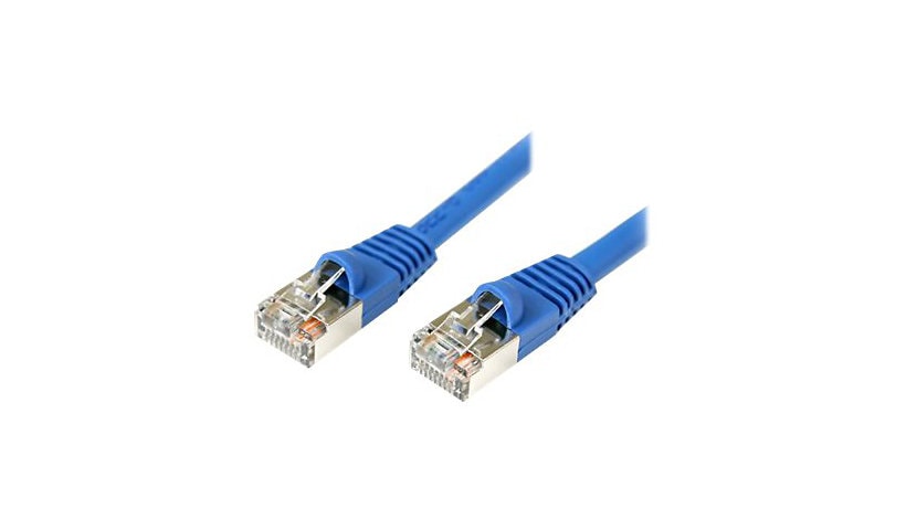 StarTech.com 10' CAT5e Cable - Blue Ethernet Cord - Shielded - UTP