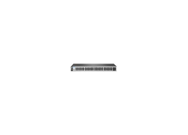 HP 1810-48G Switch - switch - 48 ports - managed - desktop, rack-mountable, wall-mountable - Smart Buy