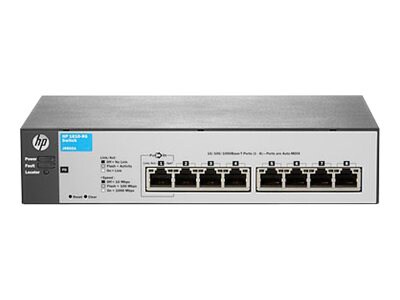 HP 1810-8G v2 Switch - switch - 8 ports - managed - desktop, wall-mountable - Smart Buy