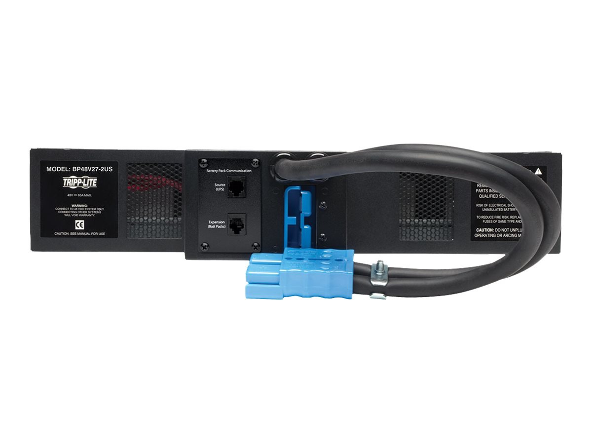 Thumbnail 3 of 5 for Eaton Tripp Lite Series 48V 2U Rackmount External Battery Pack for select UPS Sytems - battery enclosure