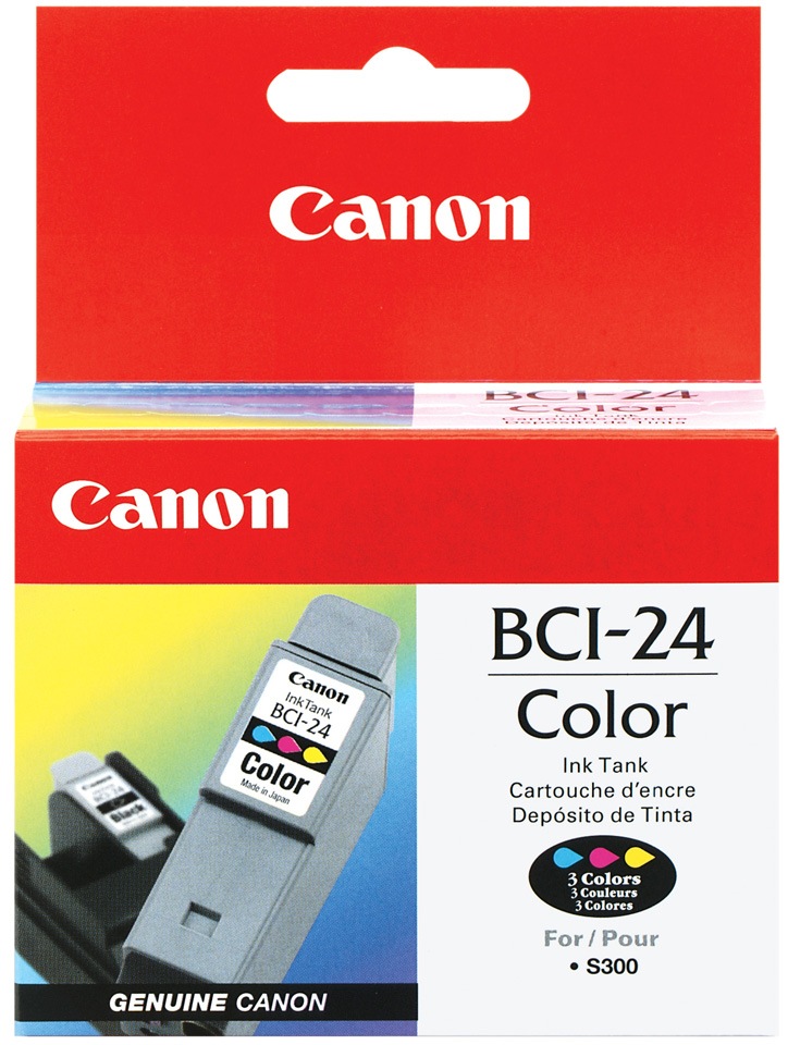 Canon BCI-24C Tri-Color InkJet Cartridge
