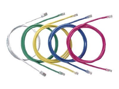 Panduit NetKey patch cable - 3 ft - yellow