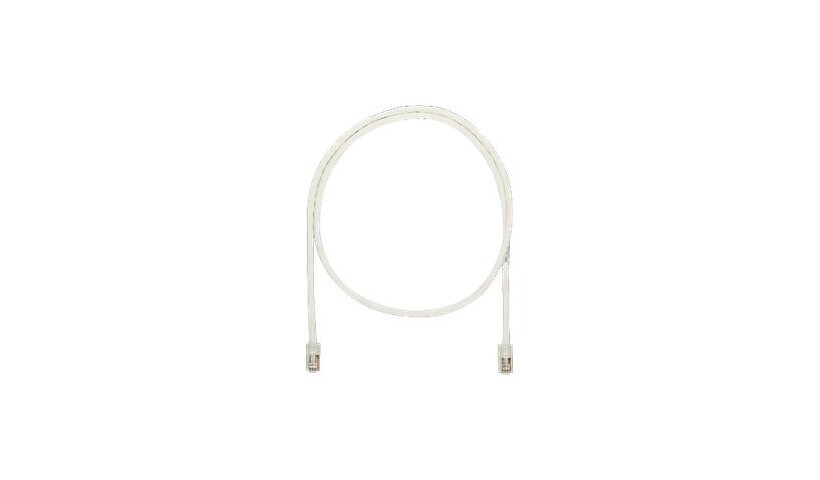 Panduit NetKey patch cable - 3 ft - off white