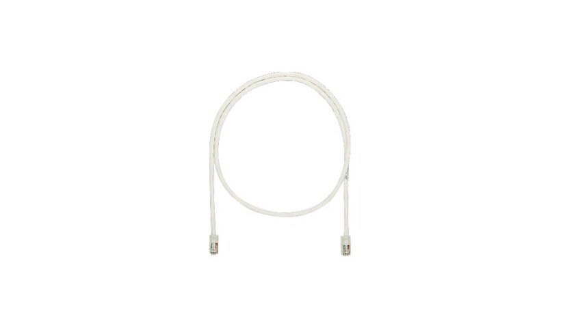 Panduit NetKey patch cable - 7 ft - off white