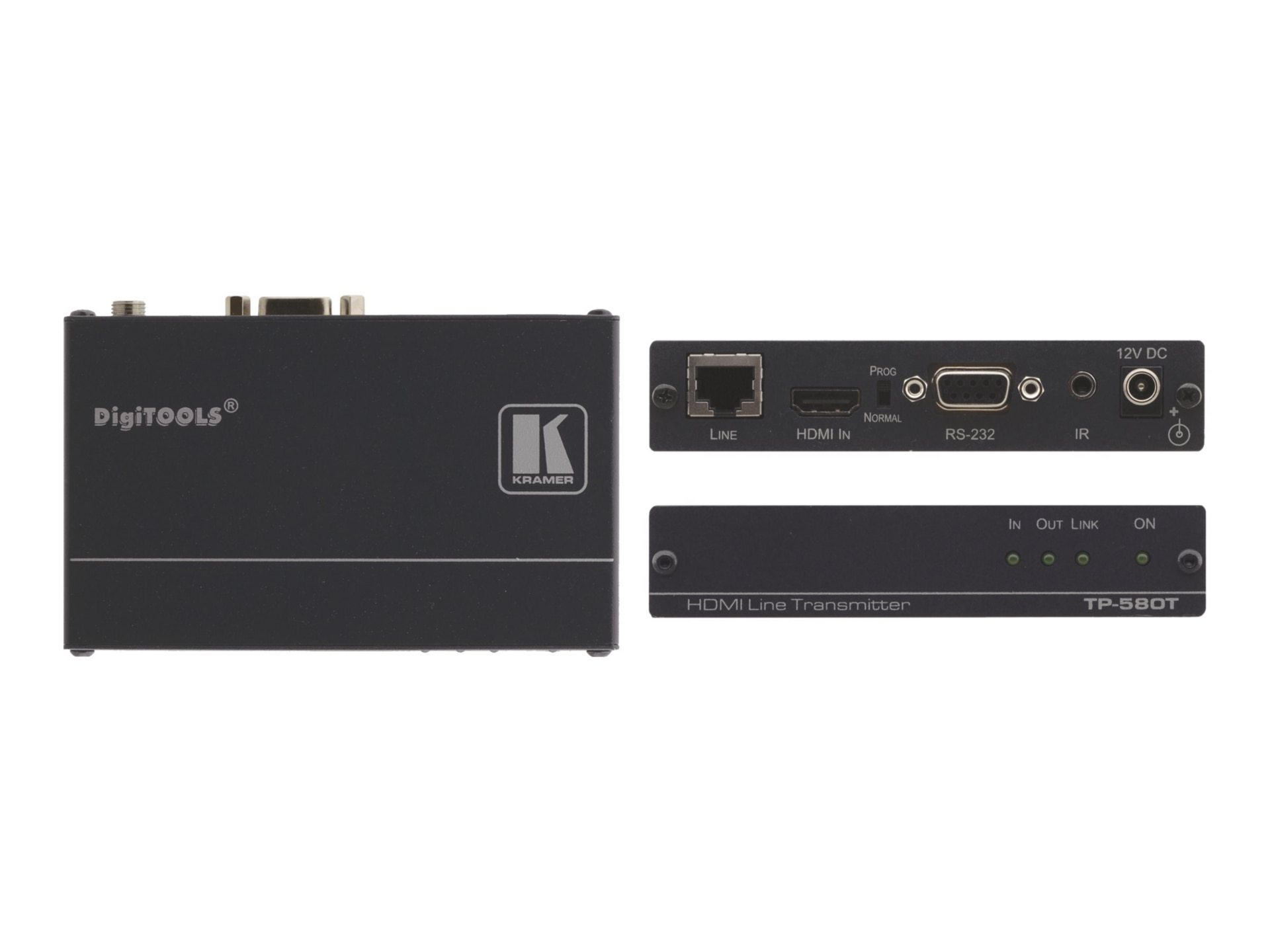 Kramer DigiTOOLS TP-580T - video/audio/infrared/serial extender - HDBaseT