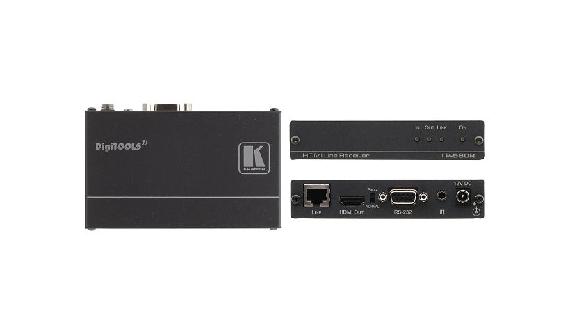 Kramer TP-580R - video/audio/infrared/serial extender - RS-232, HDMI, HDBaseT