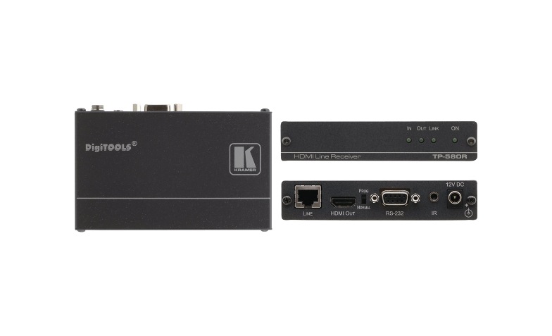 Kramer TP-580R - video/audio/infrared/serial extender - RS-232