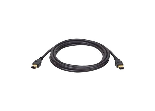 Alianza subterráneo aspecto Tripp Lite 6ft IEEE 1394 FireWire Cable 6pin/6pin Gold Plated Connectors 6'  - F005-006 - -