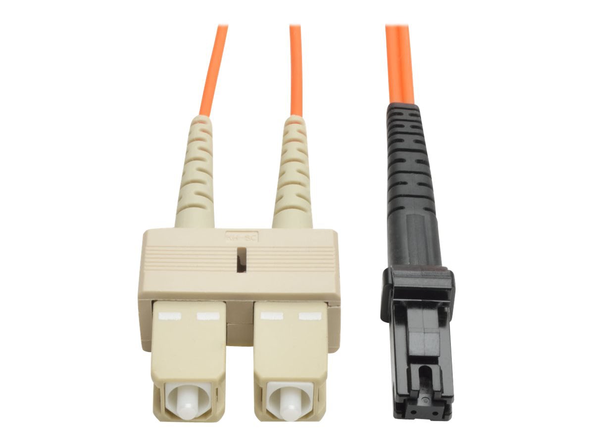 Eaton Tripp Lite Series Duplex Multimode 62.5/125 Fiber Patch Cable (MTRJ/SC), 1M (3 ft.) - patch cable - 0.9 m - orange