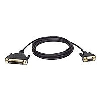 Tripp Lite 6ft AT Serial Modem Cable Gold Connectors DM25M to DB9F 6' - serial cable - DB-9 to DB-25 - 6 ft