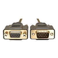 Tripp Lite 6ft VGA Monitor Extension Gold Cable Shielded HD15 M/F 6' - VGA extension cable - 6 ft