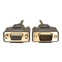 Tripp Lite 10ft VGA Monitor Extension Gold Cable Shielded HD15 M/F 10'