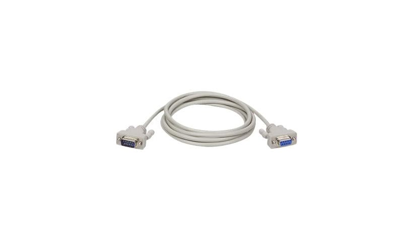 Tripp Lite 6ft DB9 Serial Extension Cable Straight Through RS232 M/F 6' - serial cable - DB-9 to DB-9 - 6 ft