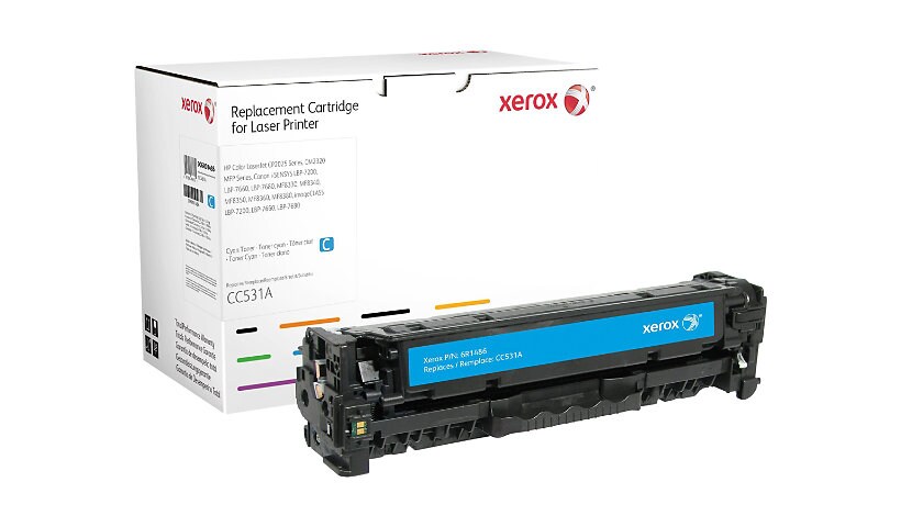 Xerox - cyan - toner cartridge (alternative for: HP CC531A)