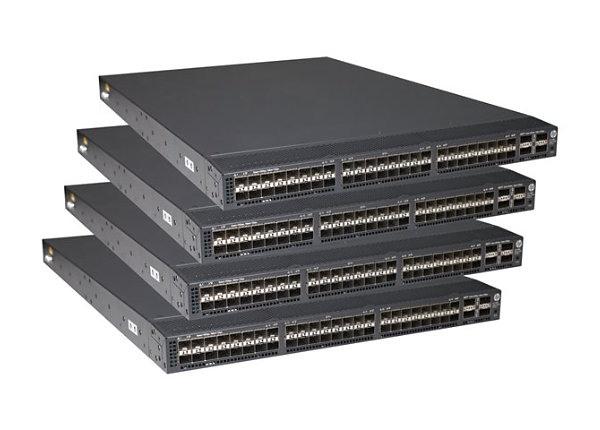 HPE 5900AF-48XG-4QSFP F-B Bundle - switch - 48 ports - managed - rack-mountable