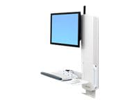 Ergotron StyleView mounting kit - for LCD display / keyboard / mouse - sit-stand system - white