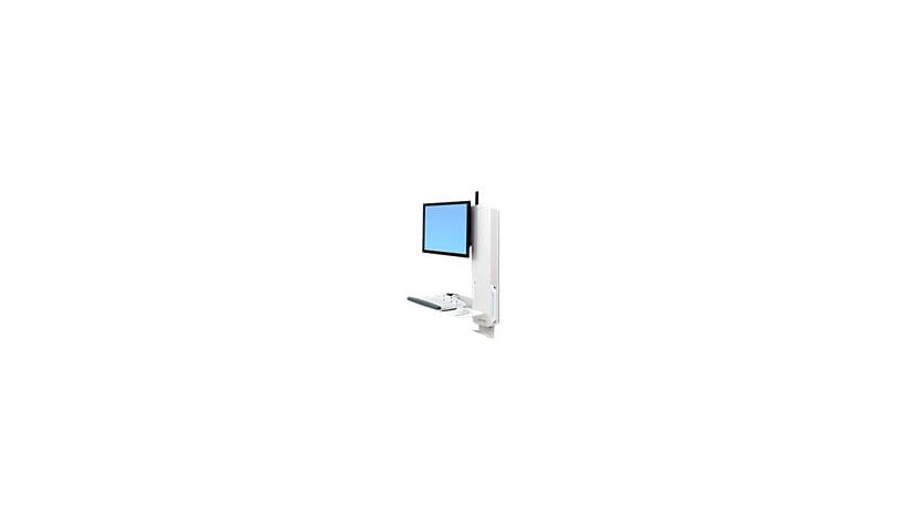 Ergotron StyleView mounting kit - for LCD display / keyboard / mouse - sit-stand system - white