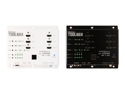 GefenToolBox 4x2 Matrix for HDMI 4Kx2K - video/audio switch - managed