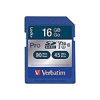 Verbatim PRO Series - flash memory card - 16 GB - SDHC UHS-I