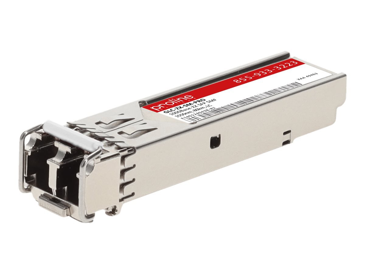 Proline Cisco GLC-ZX-SM Compatible SFP TAA Compliant Transceiver - SFP (min