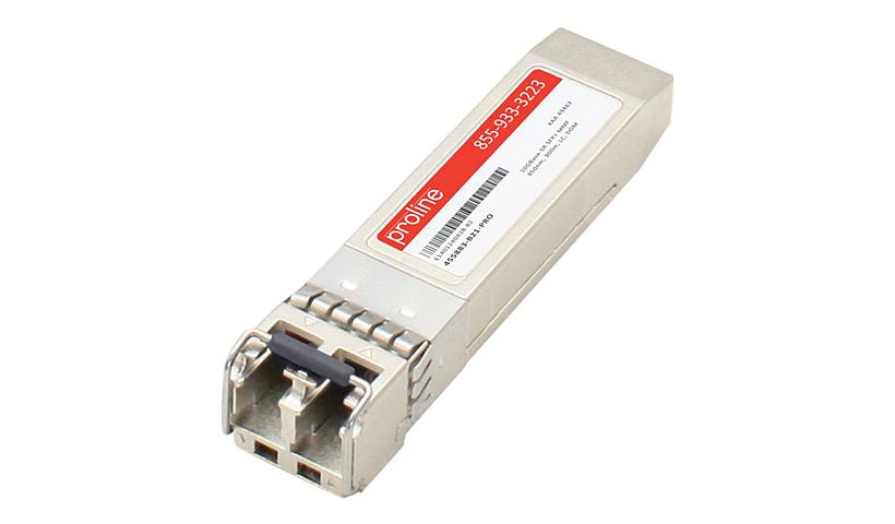Proline HP 455883-B21 Compatible SFP+ TAA Compliant Transceiver - SFP+ transceiver module - 10GbE