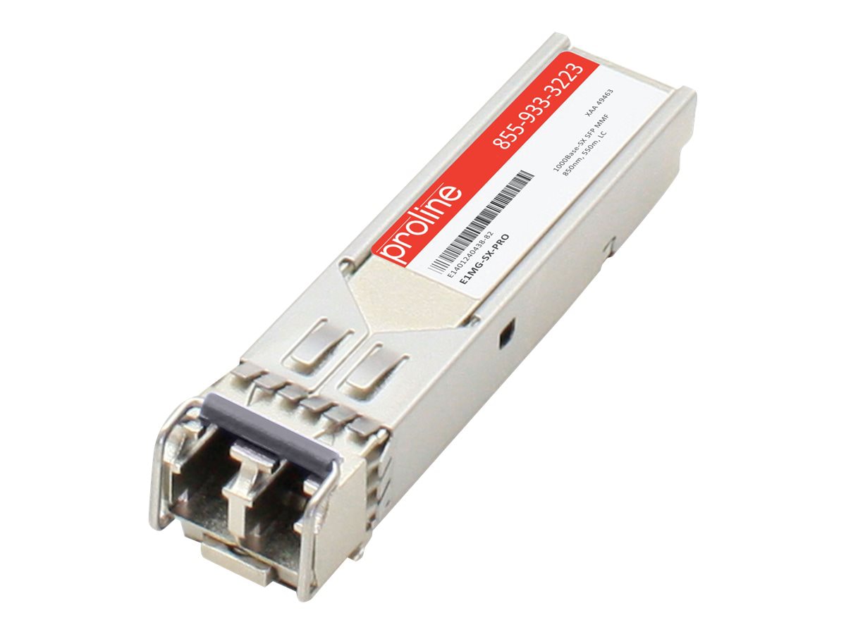Proline Brocade E1MG-SX Compatible SFP TAA Compliant Transceiver - SFP (mini-GBIC) transceiver module - GigE