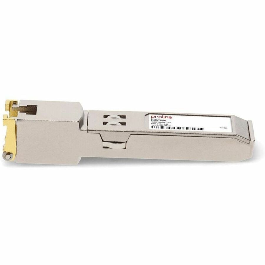 Thumbnail 3 of 10 for Proline Brocade® (Formerly) E1MG-TX Compatible TAA 10/100/1000Base-TX SFP Transceiver (Copper, 100m, RJ-45)