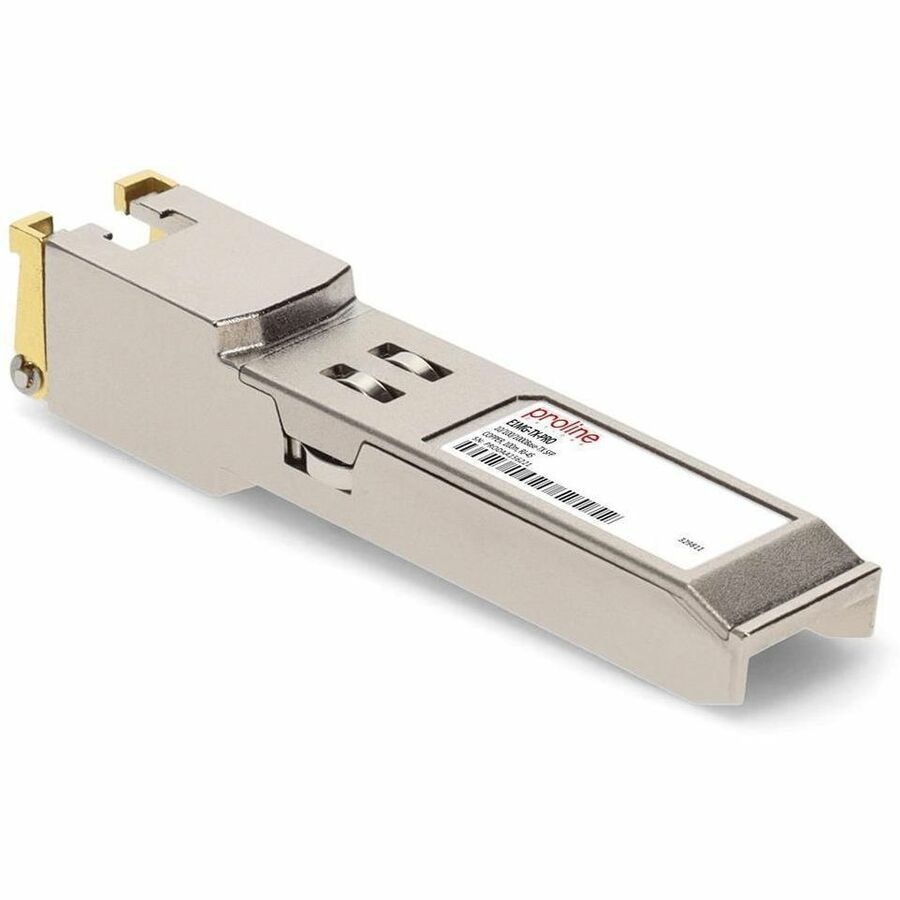Thumbnail 4 of 10 for Proline Brocade® (Formerly) E1MG-TX Compatible TAA 10/100/1000Base-TX SFP Transceiver (Copper, 100m, RJ-45)