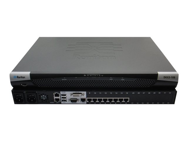 Raritan Dominion DKX3-108 - KVM switch - 8 ports - rack-mountable - with 8
